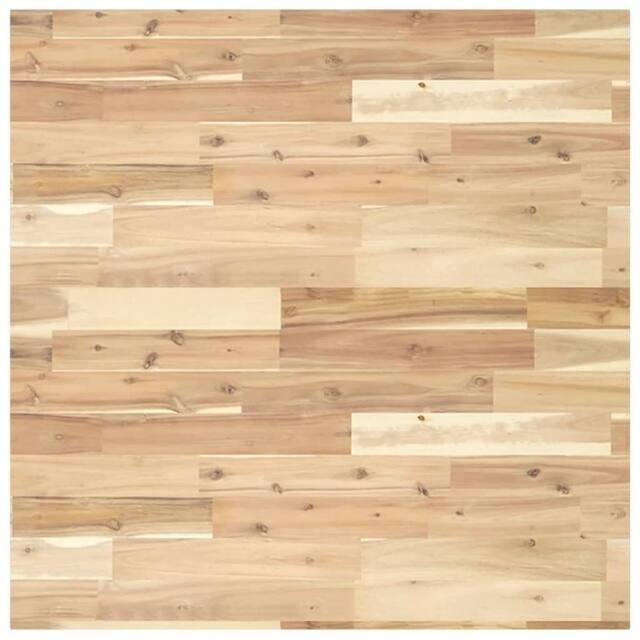 Berkfield Home Table Top Square 80x80x2 cm Solid Wood Acacia in Brown - Size: 80 x 80 x 2 cm - image 1
