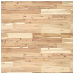 Berkfield Home Table Top Square 80x80x2 cm Solid Wood Acacia in Brown - Size: 80 x 80 x 2 cm