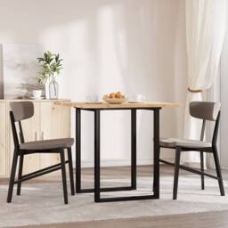 Berkfield Home Table Top Square 80x80x2 cm Solid Wood Acacia in Brown - Size: 80 x 80 x 2 cm - thumbnail 3