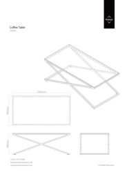 Orsina Sturdy Design Glass Top Criss Cross Coffee Table, Versatile Table For Livingroom, Functional Decorative Table in Silver - thumbnail 3