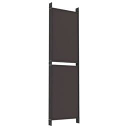 Berkfield Home 6-Panel Room Divider Brown 300x180 cm Fabric - thumbnail 6