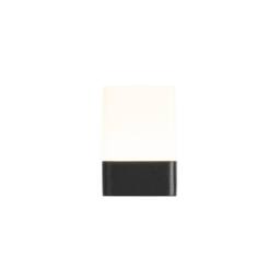 Netlighting Opalo LED Outdoor Modern Wall Lamp Black Opal WarmWhite 3000K IP44 - thumbnail 4