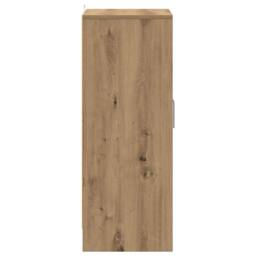 Berkfield Home Shoe Cabinet Artisan Oak 60x35x92 cm Engineered Wood in Brown - Size: 60 x 35 x 92 cm - thumbnail 5