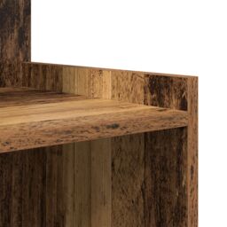 Berkfield Home Bedside Tables - 2 Pack - Old Wood - 40 x 35 x 60 cm - Engineered Wood in Brown - thumbnail 9