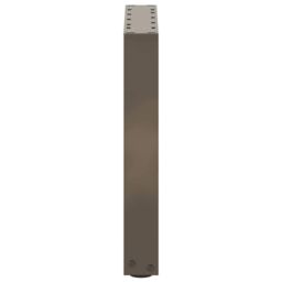 Berkfield Home Coffee Table Legs U-Shaped 2 pcs Natural Steel 38x(42-43) cm Steel in Brown - thumbnail 6