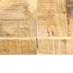 Berkfield Home Dining Table 160x80x75 cm Solid Mango Wood in Brown - Size: 160 x 80 x 75 cm - thumbnail 5