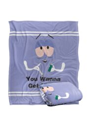 South Park Towelie Wanna Get High Silky Touch Super Soft Throw Blanket 152 X 127 cm in White - thumbnail 2