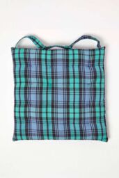 Homescapes 4 Pack Seat Pads Cotton Green Tartan Indoor Outdoor Garden Cushion, 40cm - Size: 40 cm x 40 cm - thumbnail 4