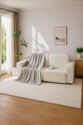 Dyzi Cooling Lightweight Summer Blanket Breathable with Cooling Technology in Grey - Size: 150 cm x 200 cm - thumbnail 1
