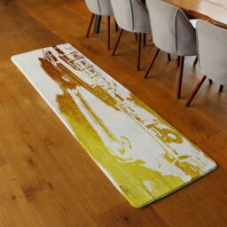 Benjamin Tate Design Cool Cars Runner Rug in Natural - Size: 67 cm x 230 cm - thumbnail 2