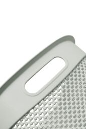 JVL Droplette 33L Laundry Basket - Ice Grey in Light Grey - Size: Medium - thumbnail 3