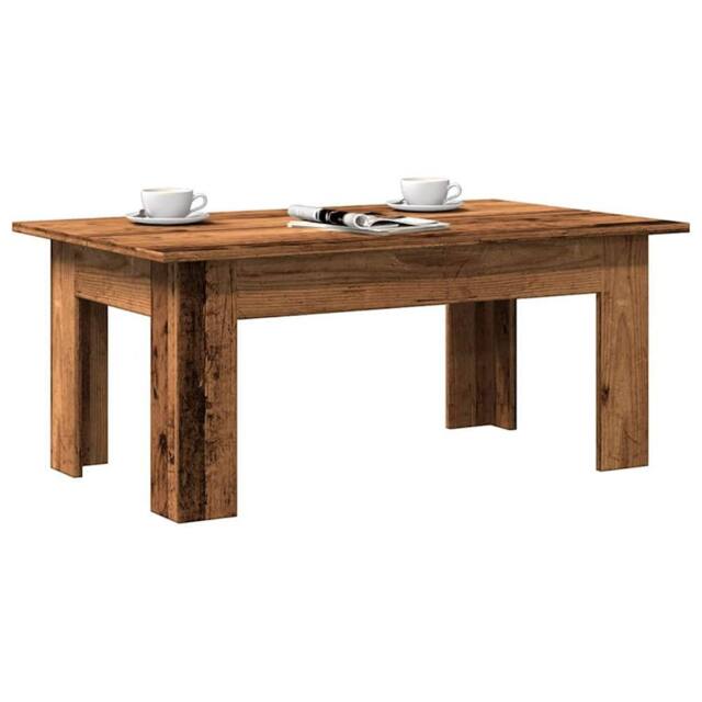 Berkfield Home Durable Coffee Table Old Wood 100x60x42 cm Engineered Wood in Brown - Size: 100 x 60 x 42 cm - image 1