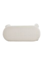 Living and Home 110x50x84cm White Upholstered Storage Bench Foot Rest - Size: 110 x 50 x 84 cm - thumbnail 9