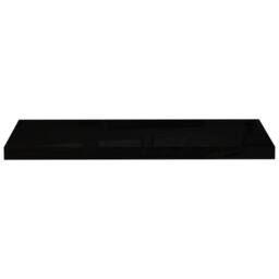 Berkfield Home Floating Wall Shelves 4 pcs High Gloss Black 80x23.5x3.8 cm MDF - thumbnail 5