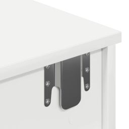 Berkfield Home Wall Shelf with Drawers White 100x37.5x19 cm Engineered Wood - thumbnail 9