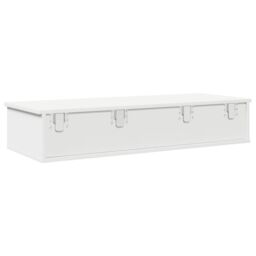 Berkfield Home Wall Shelf with Drawers White 100x37.5x19 cm Engineered Wood - thumbnail 6