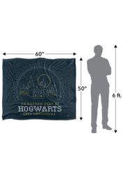 Warner Brothers Harry Potter I'd Rather Stay at Hogwarts Blanket 152x127cm in White - Size: 152x127 cm - thumbnail 5
