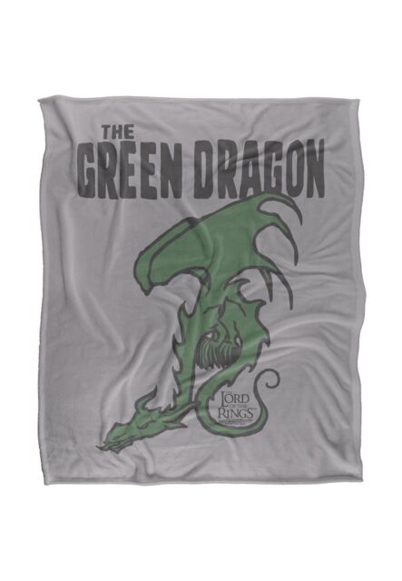 Warner Brothers Lord Of The Rings Officially Licensed Silky Touch Super Soft Throw Blanket 152 x 127 cm in White - image 1