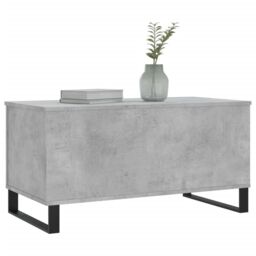 Berkfield Home Coffee Table Concrete Grey 90x44.5x45 cm Engineered Wood - thumbnail 4