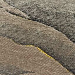Paoletti Stratus Chenille Jacquard Cushion in Taupe - Size: 45 cm x 45 cm - thumbnail 4