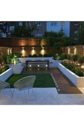 CGC Lighting Meadow Round Large Single Stainless Steel Inground Or Decking Lights in Metallic Silver - thumbnail 3