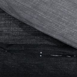 Berkfield Home Duvet Cover Set Dark Grey 200x200 cm Cotton - thumbnail 4