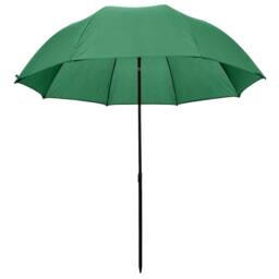 Berkfield Home Fishing Umbrella Green 240x210 cm - thumbnail 3