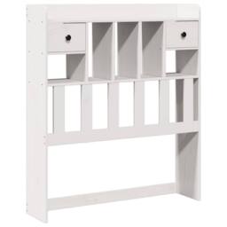 Berkfield Home Bookcase Bed without Mattress White 90x200cm Solid Wood Pine - Size: 90x200 cm - thumbnail 6