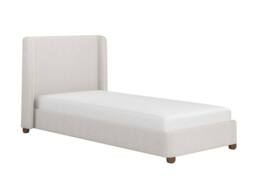 Flair Alma Single Winged Headboard Bed in Beige - thumbnail 4