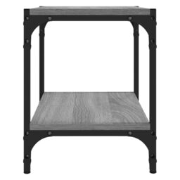 Berkfield Home TV Cabinet Grey Sonoma 40x33x41 cm Engineered Wood & Steel - Size: 40 x 33 x 41 cm - thumbnail 6