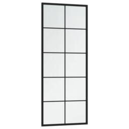 Berkfield Home Wall Mirrors 2 pcs Black 100x40 cm Metal - thumbnail 3