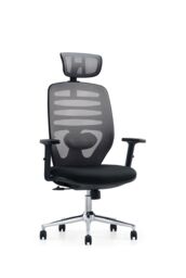 JFY Space-Saving Ergonomic Reclining Office Chair with Flip-Up Armrests in Black - thumbnail 1