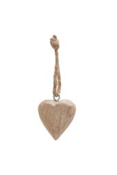 KDMD Pack of 90 Rustic Wooden Heart Hanging Decorations for Retail - thumbnail 2