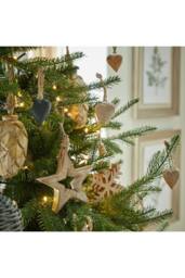 KDMD Pack of 90 Rustic Wooden Heart Hanging Decorations for Retail - thumbnail 5