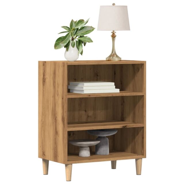 Berkfield Home Sideboard Artisan Oak 57x35x75 cm Engineered Wood in Brown - Size: 57 x 35 x 75 cm - image 1