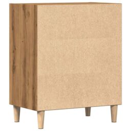 Berkfield Home Sideboard Artisan Oak 57x35x75 cm Engineered Wood in Brown - Size: 57 x 35 x 75 cm - thumbnail 6