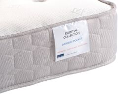 Essential Everyday Pocket s 1000 Mattress in White - Size: King - thumbnail 5