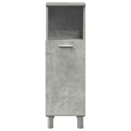 Berkfield Home 3 Piece Bathroom Furniture Set Concrete Grey Engineered Wood - thumbnail 5