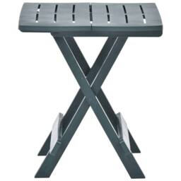 Berkfield Home Durable Folding Garden Table Green 45x43x50 cm Plastic - Size: 45 x 43 x 50 cm - thumbnail 1