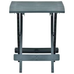 Berkfield Home Durable Folding Garden Table Green 45x43x50 cm Plastic - Size: 45 x 43 x 50 cm - thumbnail 3
