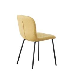 MCC Direct Bella Luxe Set of 2 Dining Chairs Dining Chairs in Yellow - thumbnail 6