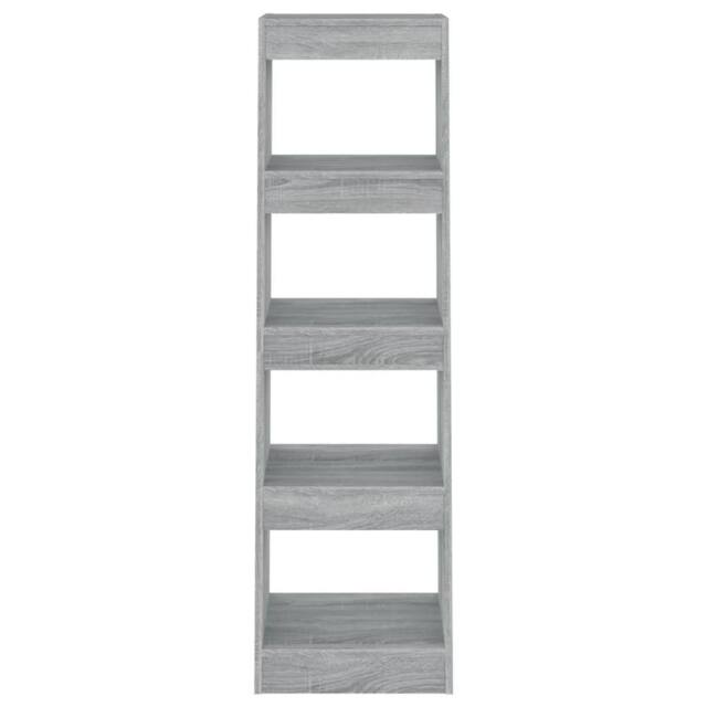 Berkfield Home Classic Book Cabinet/Room Divider Grey Sonoma 40x30x135 cm - Size: 40 x 30 x 135 cm - image 1