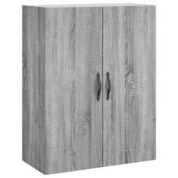 Berkfield Home Wall Mounted Cabinets 2 pcs Grey Sonoma Engineered Wood - thumbnail 5