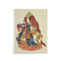 "Artery8 Sea God Riujin Japanese Kabuki Actor Kuniyoshi Canvas Wall Art in Brown - Size: W18"" x H24""" - thumbnail 1