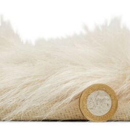 The Rug Shop UK Beige Modern Shaggy Plain Easy To Clean Area Rug - Size: 160 cm x 230 cm - thumbnail 8