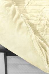 Living and Home Cozy Ultra Soft Textured Duvet Cover Set in Beige - Size: Single - thumbnail 4