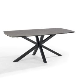 Home Detail Violet 180cm Grey Sintered Stone Ceramic Dining Table - thumbnail 2