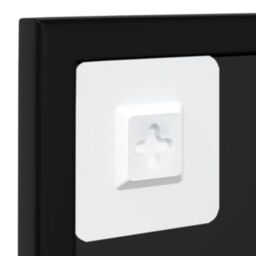 Berkfield Home Wall Mirrors 4 pcs Black 100x60 cm Metal - thumbnail 6