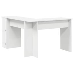 Berkfield Home Corner Desk with Storage White 140x113, 5x75cm - Size: 5x75 cm - thumbnail 6