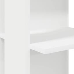 Berkfield Home Corner Desk with Storage White 140x113, 5x75cm - Size: 5x75 cm - thumbnail 7